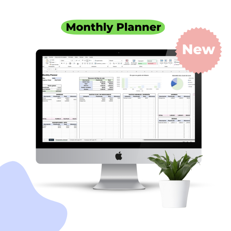 Monthly planner